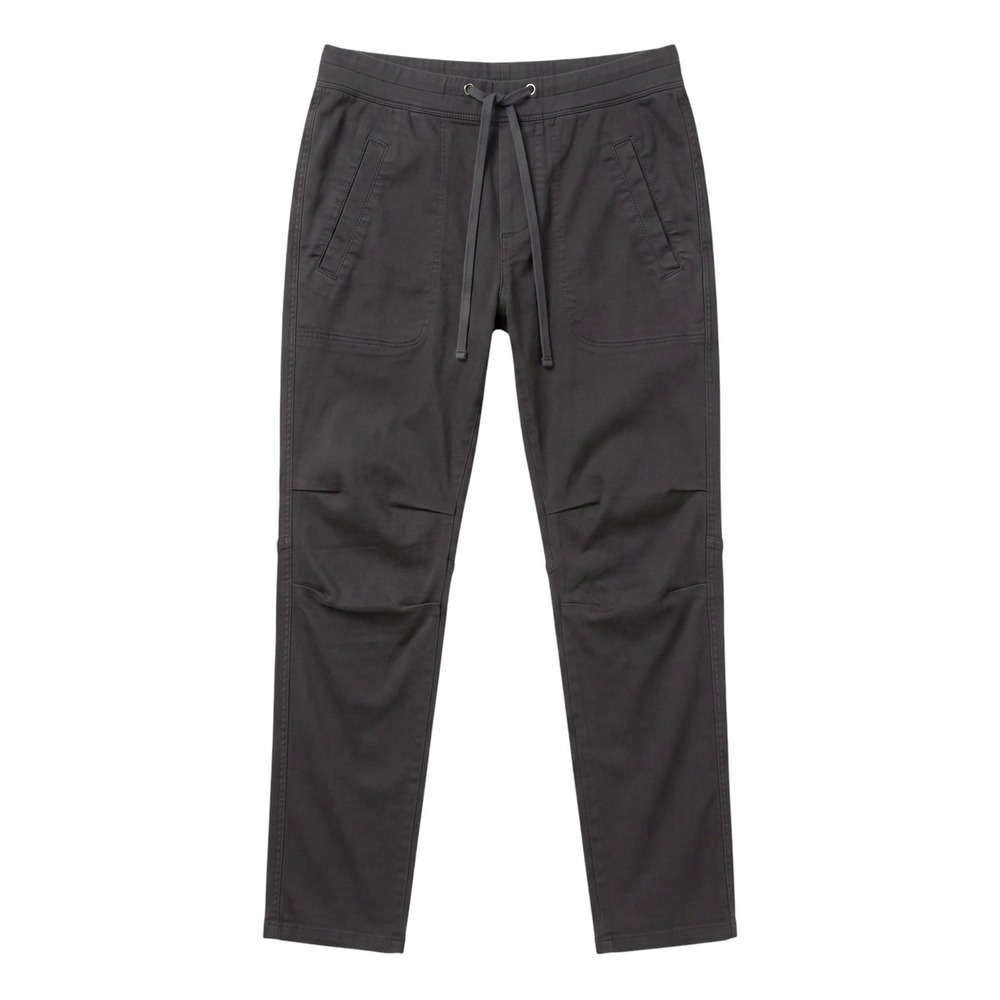 Standard James Perse Black Drawstring Articulated Knee Pants Women Size 1 S